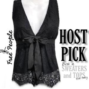 HP‼ New Free People Lace Sleeveless Top